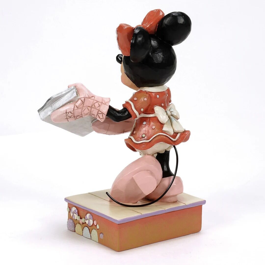 DISNEY TRADITIONS BY JIM SHORE MINNIE WITH GINGERBREAD COOKIES