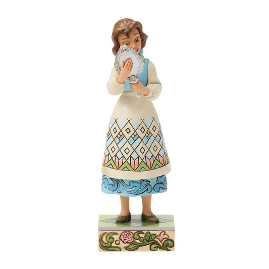 DISNEY TRADITIONS BY JIM SHORE BELLE WITH MIRROR