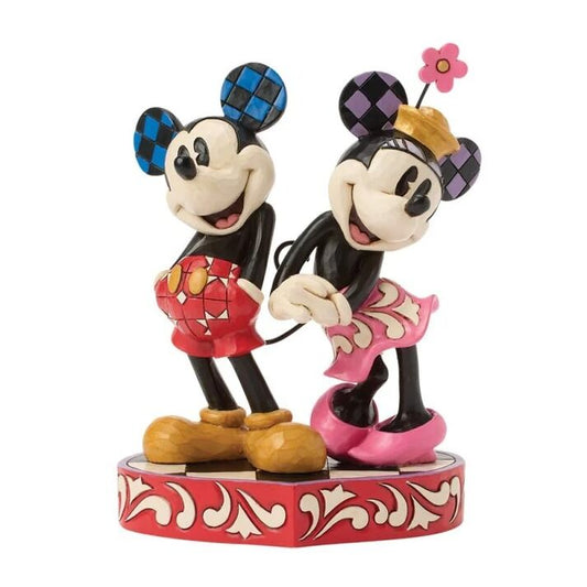 DISNEY TRADITIONS BY JIM SHORE MICKEY & MINNIE 16CM