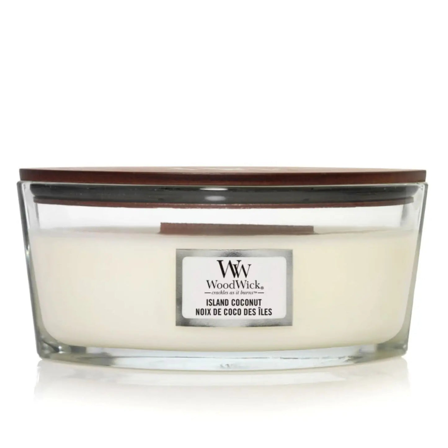 Woodwick Candles Trilogy Ellipse Island Coconut