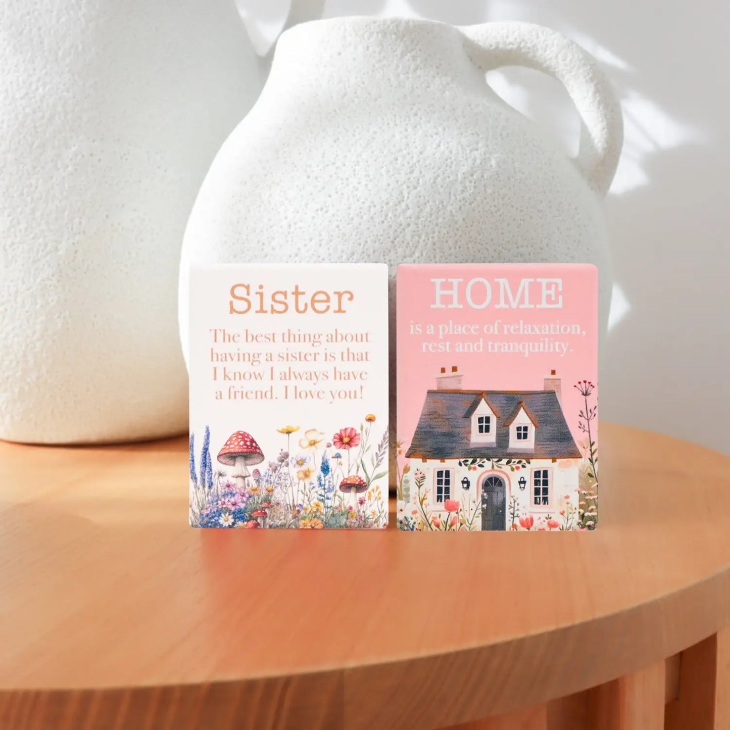 Ceramic Verse Magnet Cottage Grove Sisters