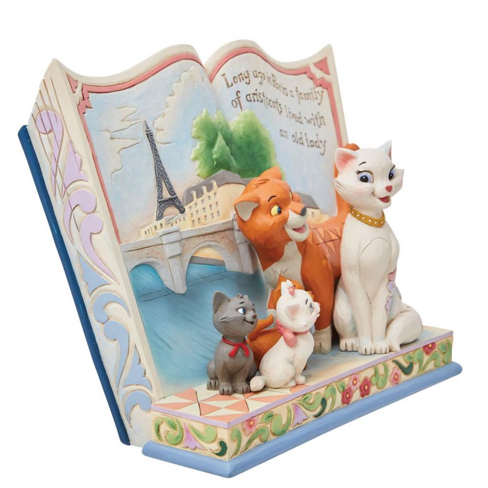 DISNEY TRADITIONS BY JIM SHORE ARISTOCATS STORYBOOK FIGURINE