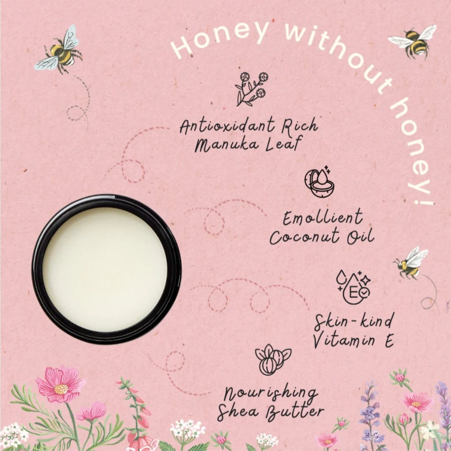 Heathcote & Ivory Busy Bees Vegan Honey Lip Butter