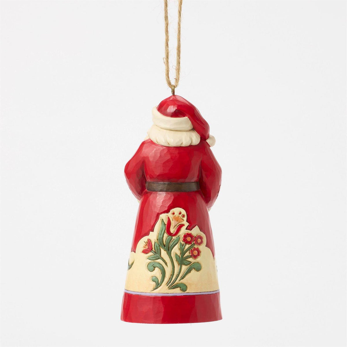 Heartwood Creek By Jim Shore Santa With Pets Hanging Ornament