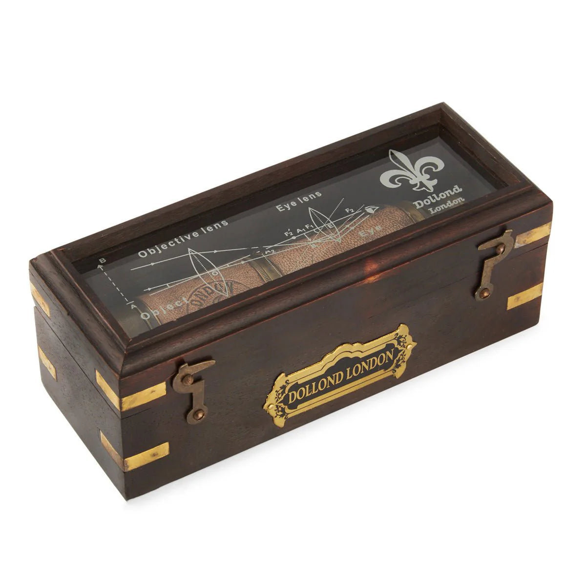 Telescope Dollond London In Wood Box