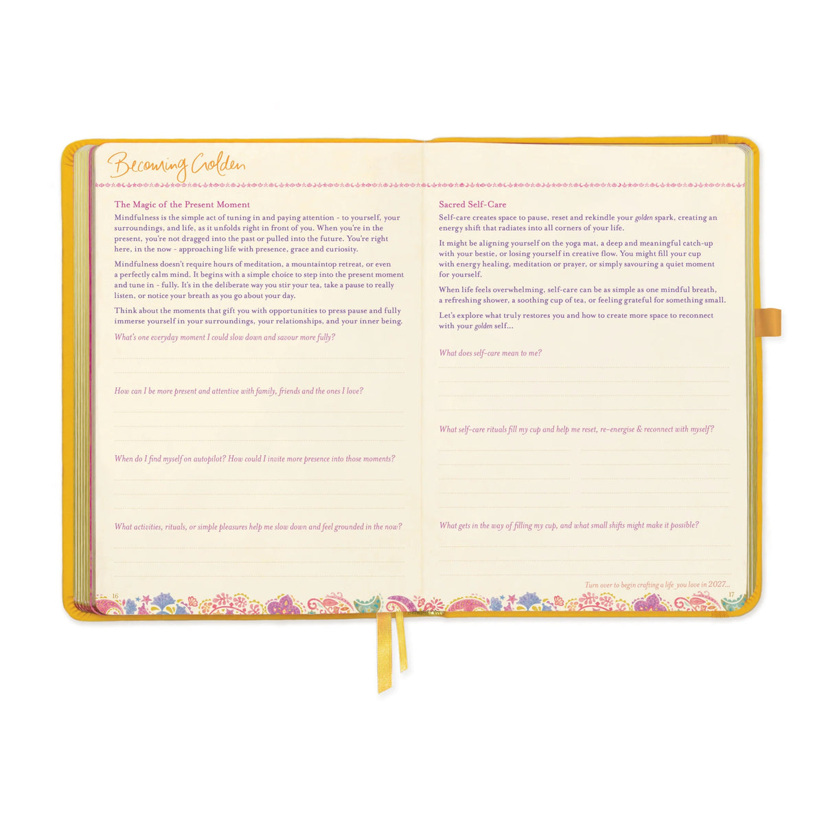 Intrinsic 2027 Diary Planner The Year For Joy & Happiness - Limoncello Yellow