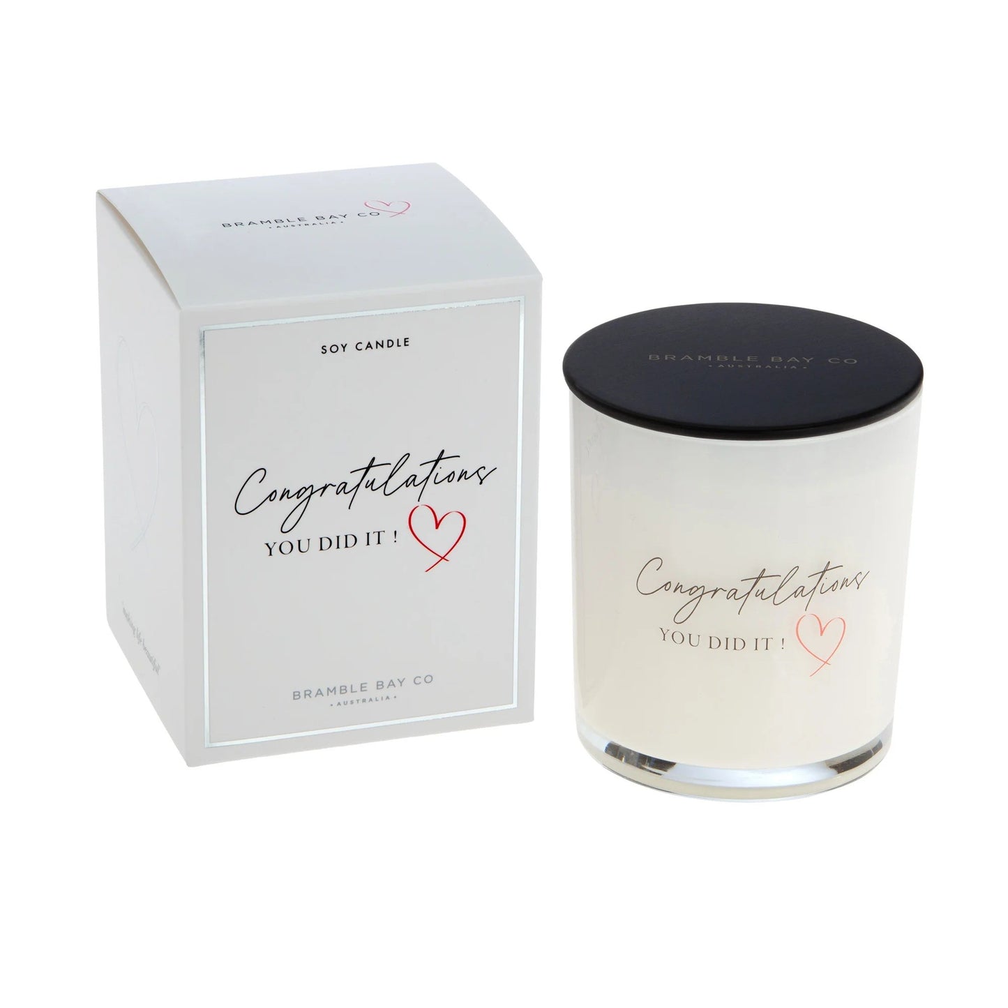 Bramble Bay Candle "Congradulations, You Did It!" 300g