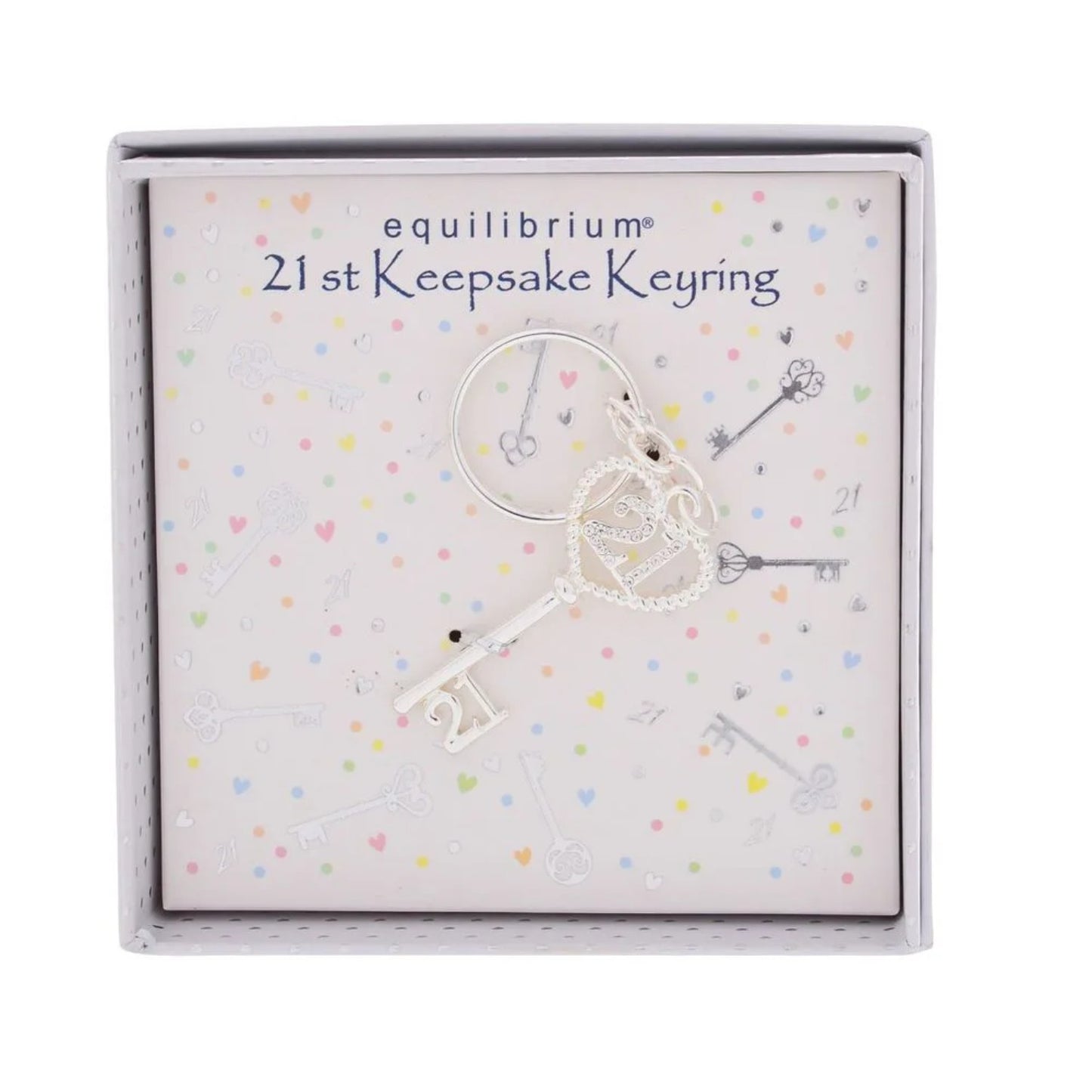 Equilibrium Birthday Keyring 21st