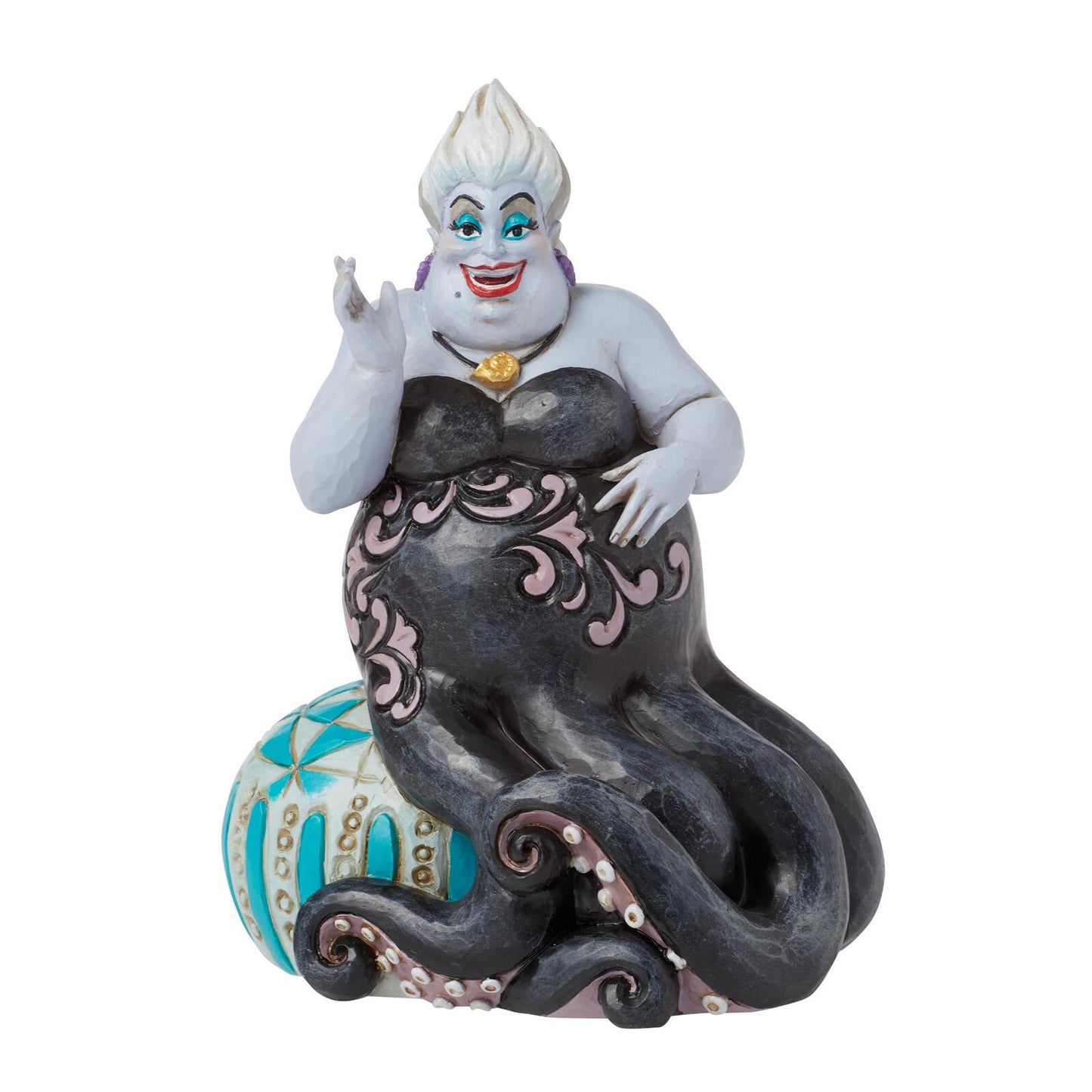 DISNEY TRADITIONS BY JIM SHORE URSULA ON SEA URCHIN