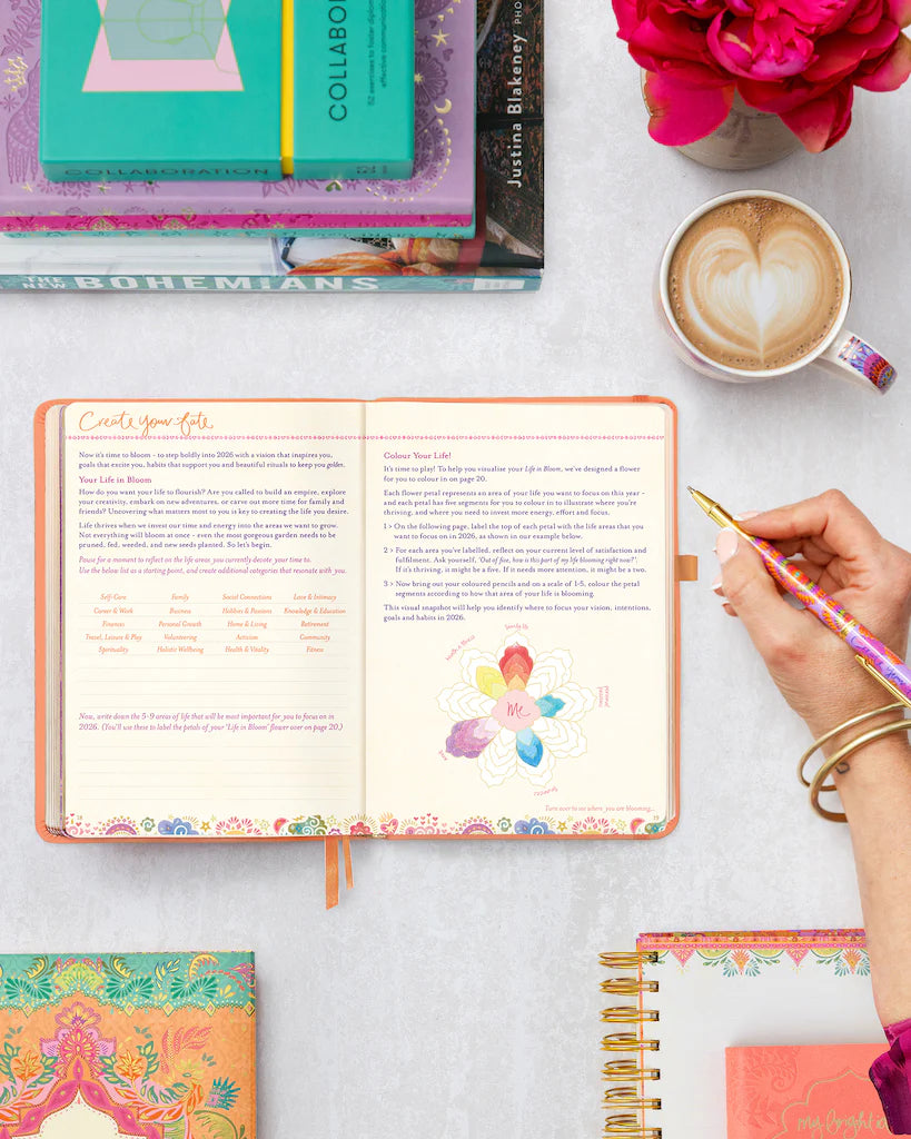 Intrinsic 2026 Diary The year for radiating joy - Peach