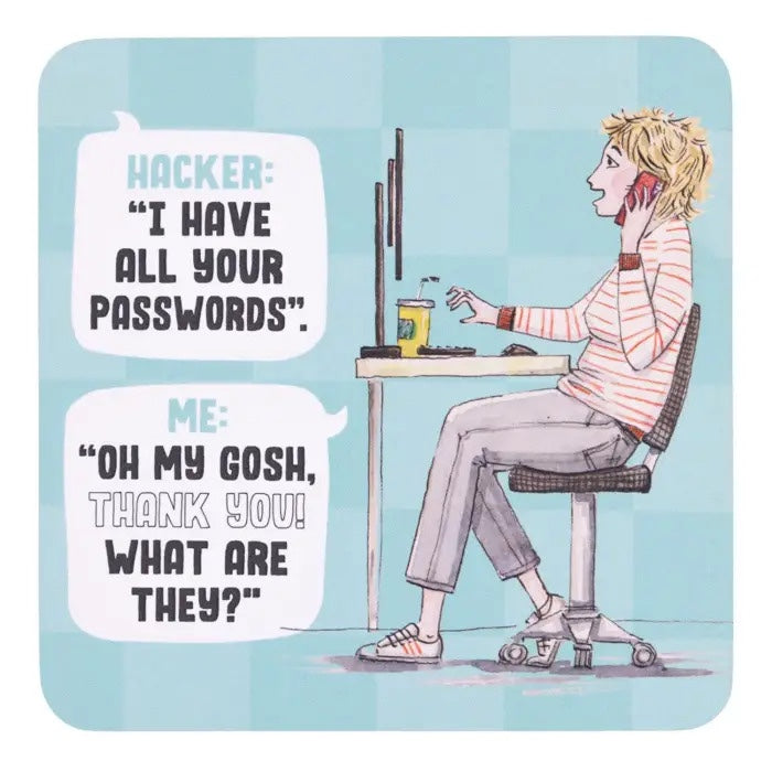 Olive & Co. Hacker Coaster