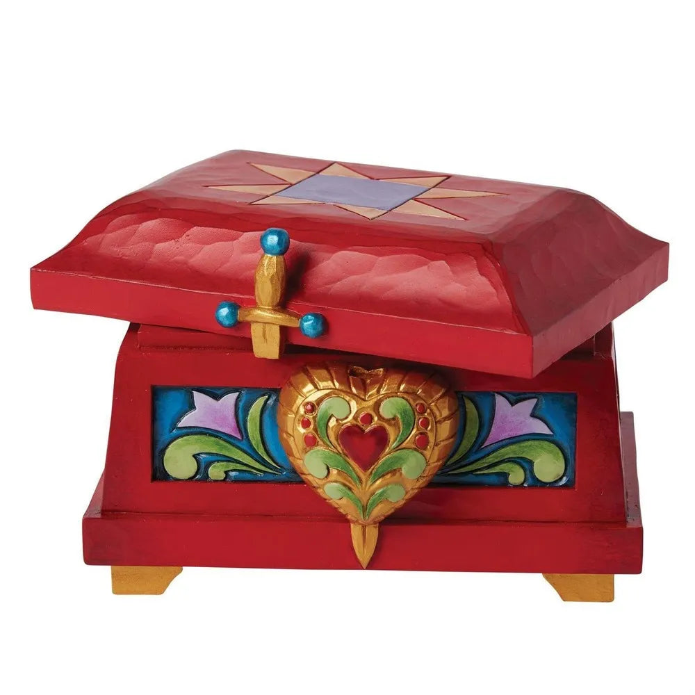 DISNEY TRADITIONS BY JIM SHORE THE QUEENS TRINKET BOX