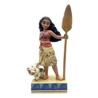 DISNEY TRADITIONS BY JIM SHORE MOANA FIND YOUR OWN WAY 17CM
