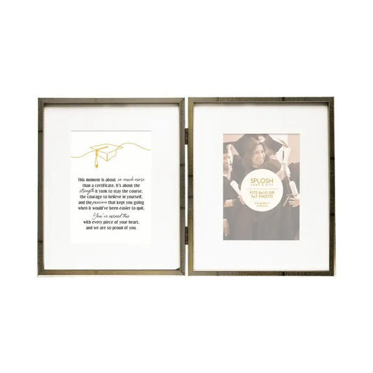 Double Photo Frame Folding Graduation