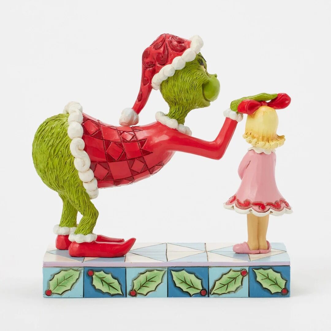 The Grinch By Jim Shore Grinch Patting Cindy-Lou's Head