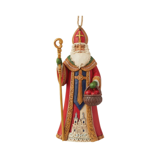 HEARTWOOD CREEK HANGING ORNAMENT CZECH SANTA 12CM