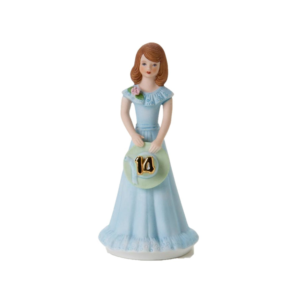 GROWING UP GIRL AGE 14 BRUNETTE BY ENESCO