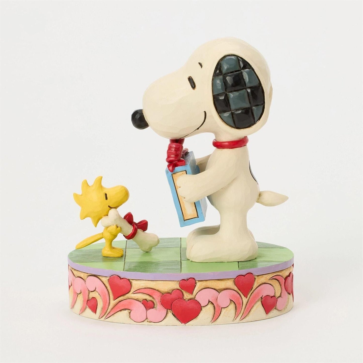 PEANUTS BY JIM SHORE SNOOPY AND WOODSTOCK WITH GIFTS