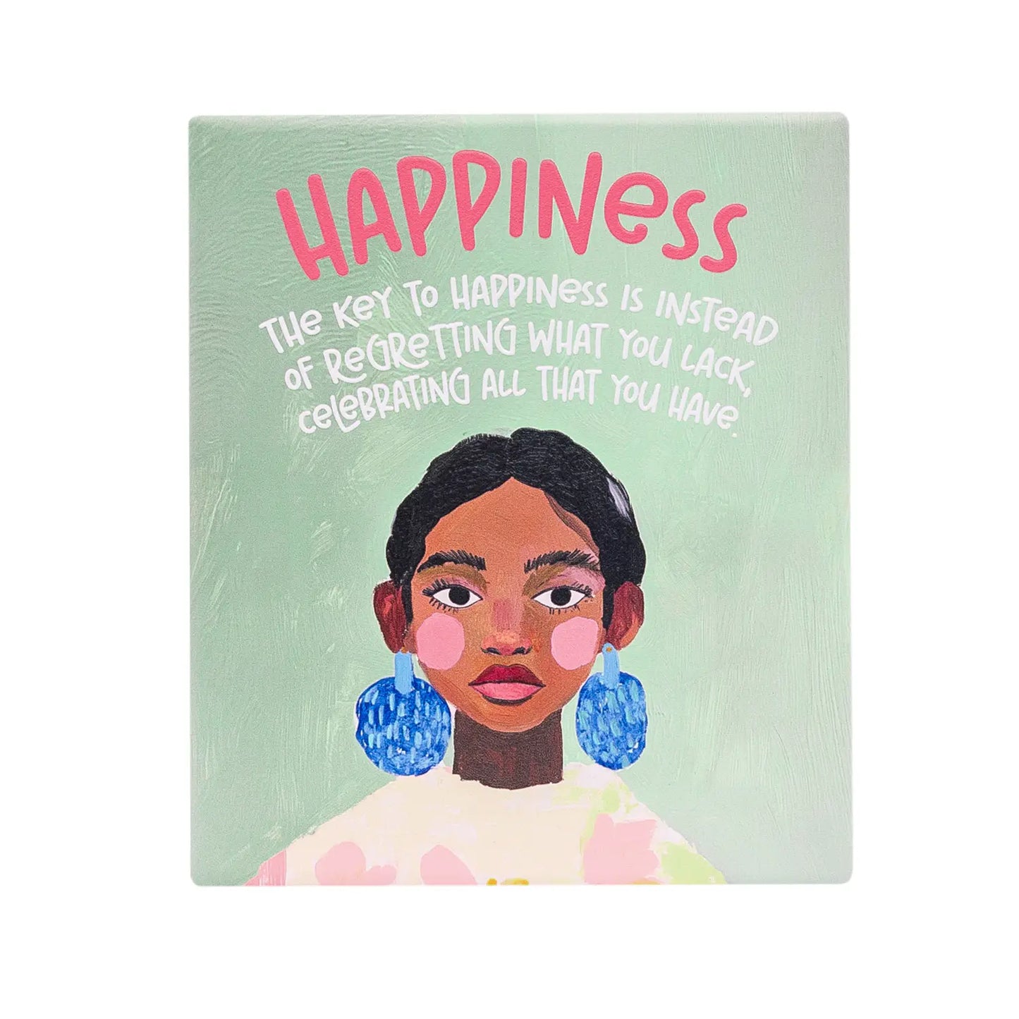 Ceramic Verse Plaque Billie Happiness