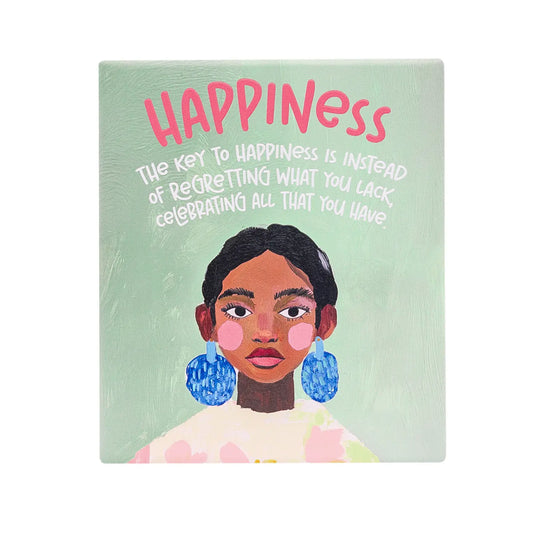 Ceramic Verse Plaque Billie Happiness