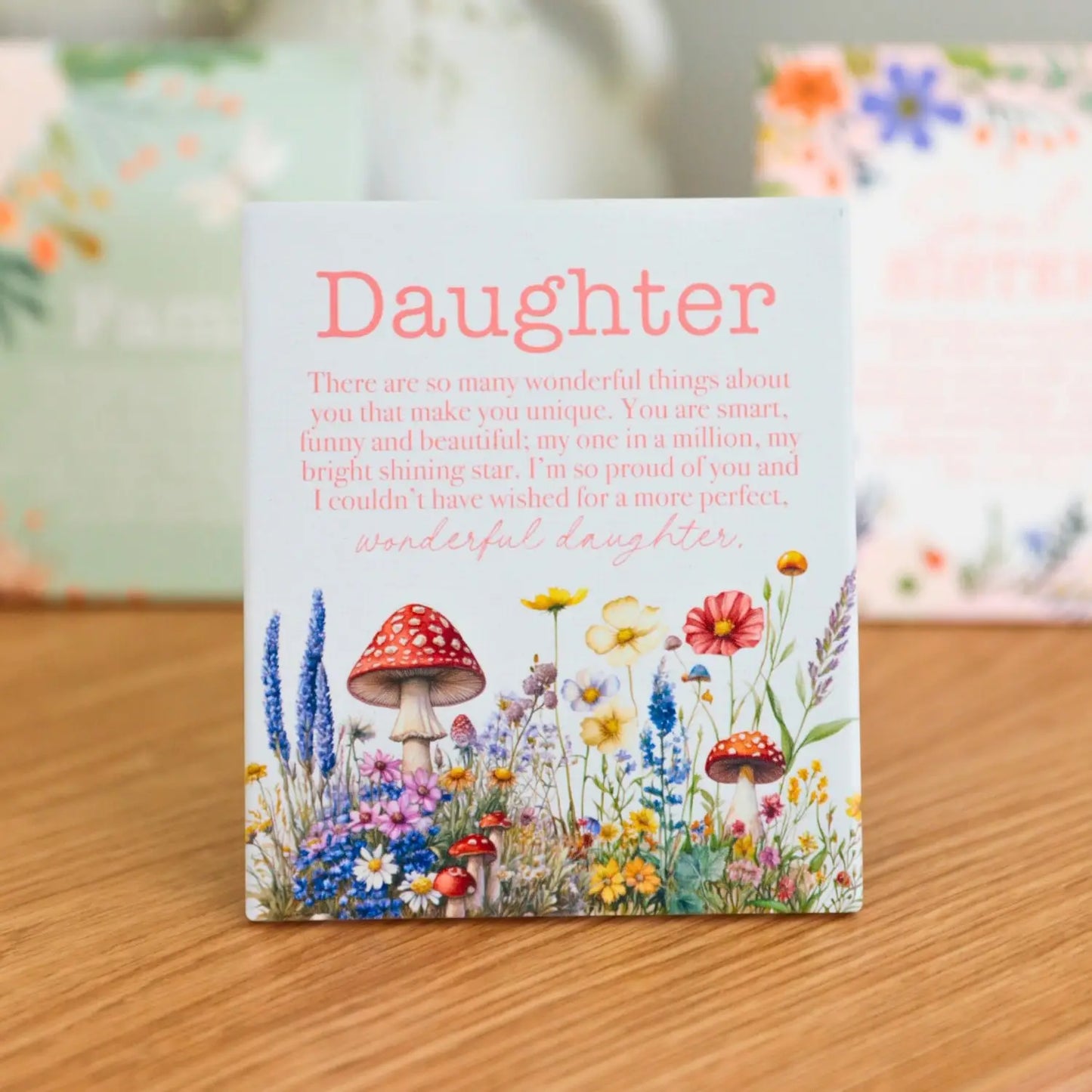 Ceramic Verse Plaque Cottage Grove Daughter