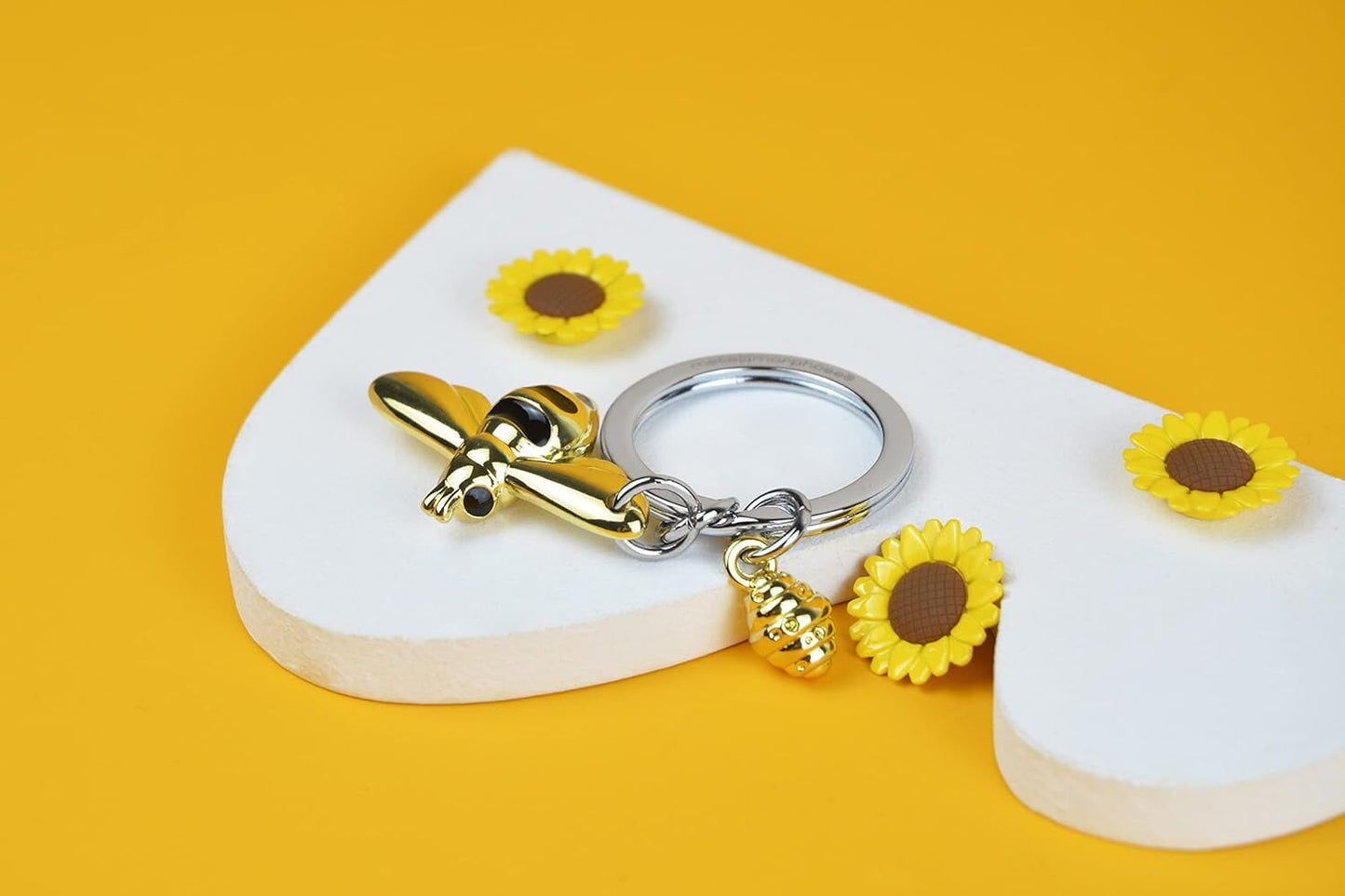 METALMORPHOSE KEYCHAIN BEE & HONEY