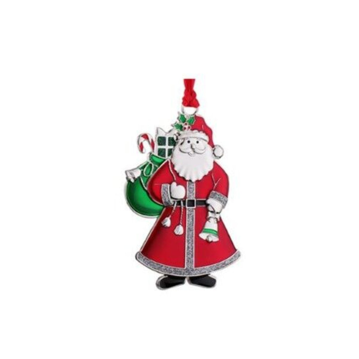 Whitehill Christmas Hanging Ornament Santa With Sack