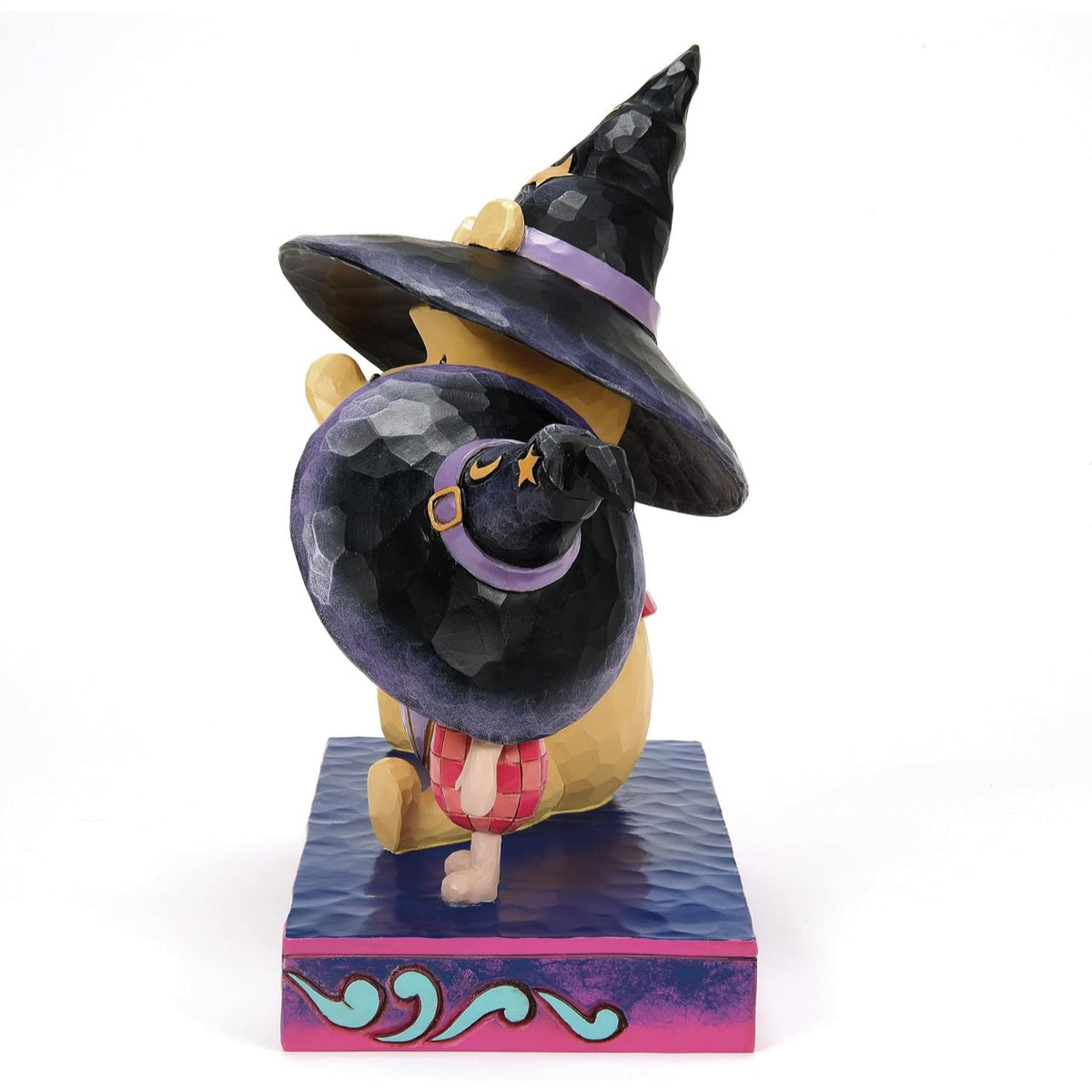 DISNEY TRADITIONS BY JIM SHORE HALLOWEEN POOH & PIGLET WITCH HATS