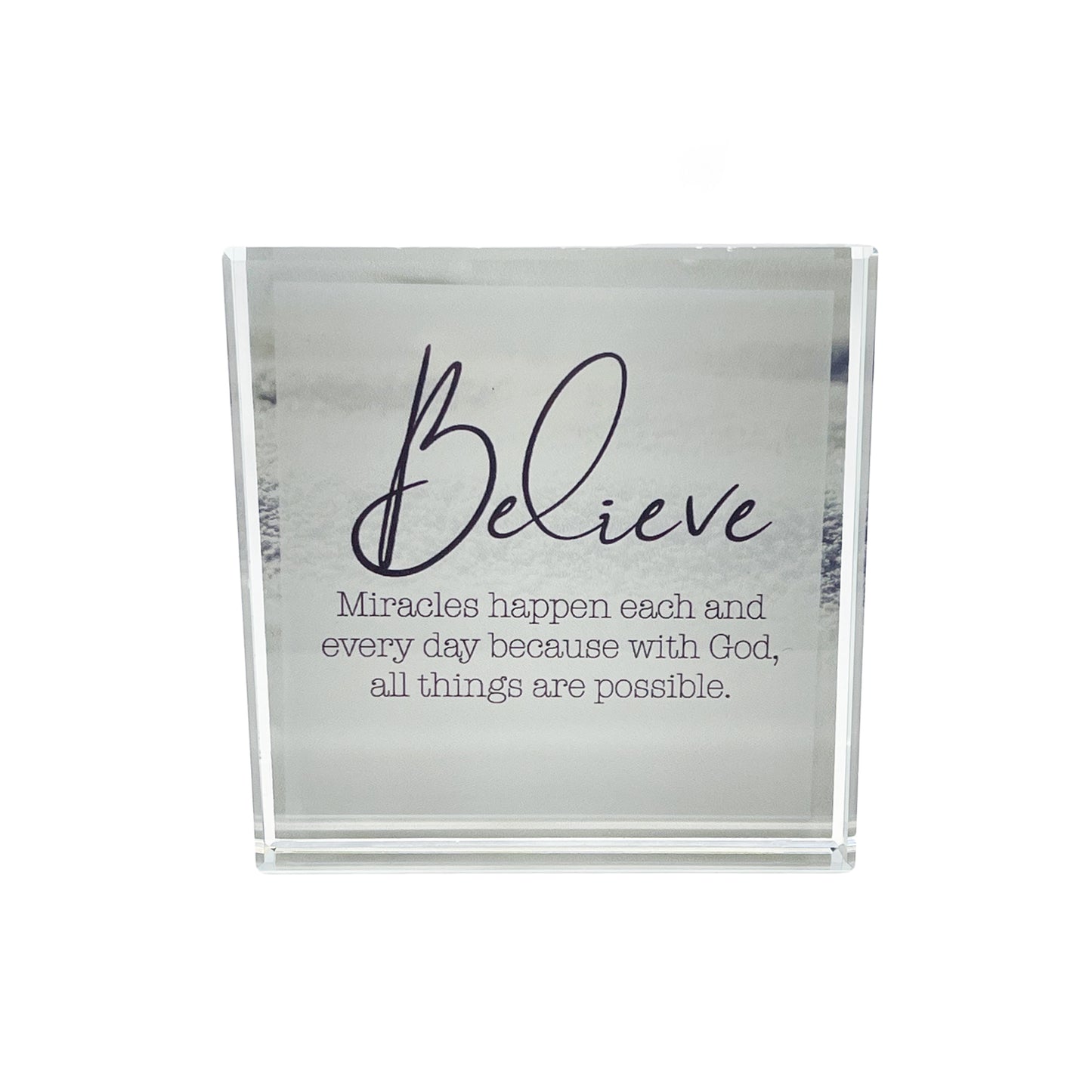 CRYSTAL BLOCK VERSE BELIEVE