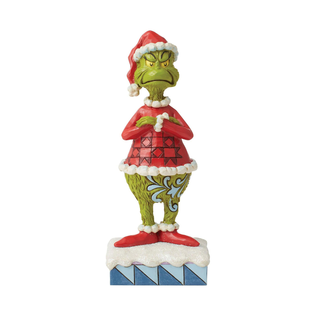 The Grinch By Jim Shore Mean Santa Grinch Figurine