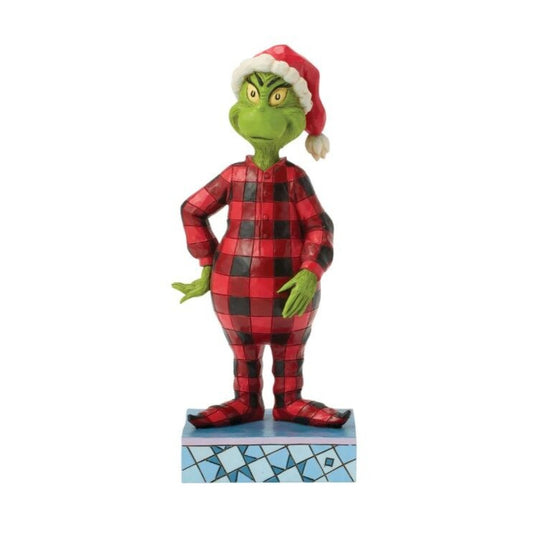 The Grinch By Jim Shore Grinch Wearing Pajamas