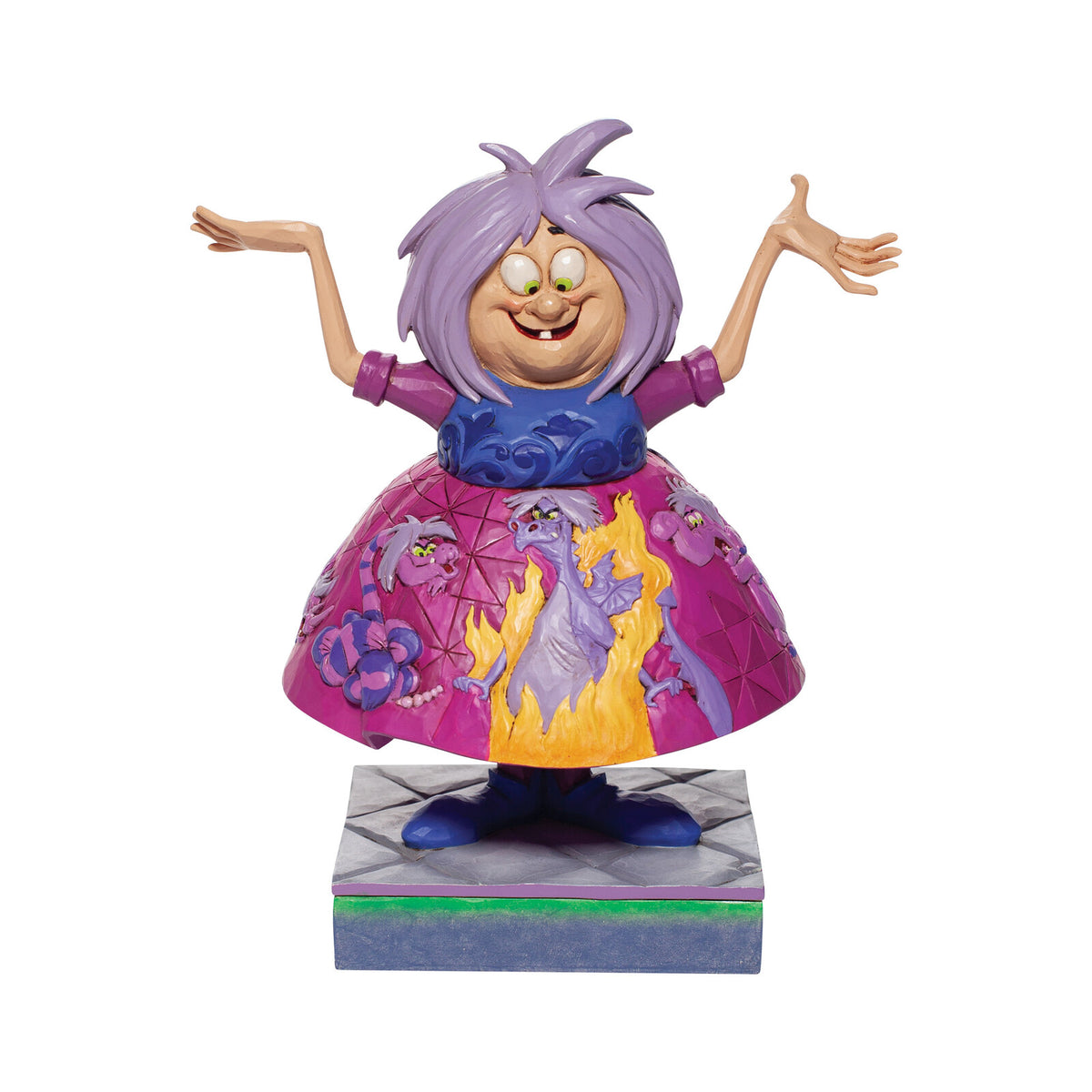 DISNEY TRADITIONS BY JIM SHORE MADAM MIN WITH SCENE 19CM