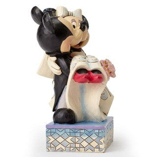 DISNEY TRADITIONS BY JIM SHORE MICKEY MOUSE AND MINNIE MOUSE CONGRATULATIONS WEDDING