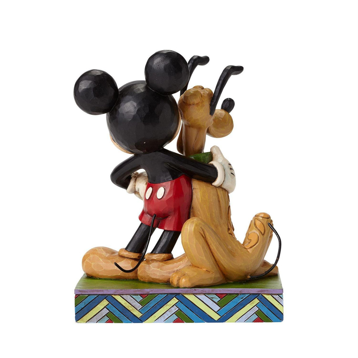 DISNEY TRADITIONS BY JIM SHORE MICKEY & PLUTO 15CM