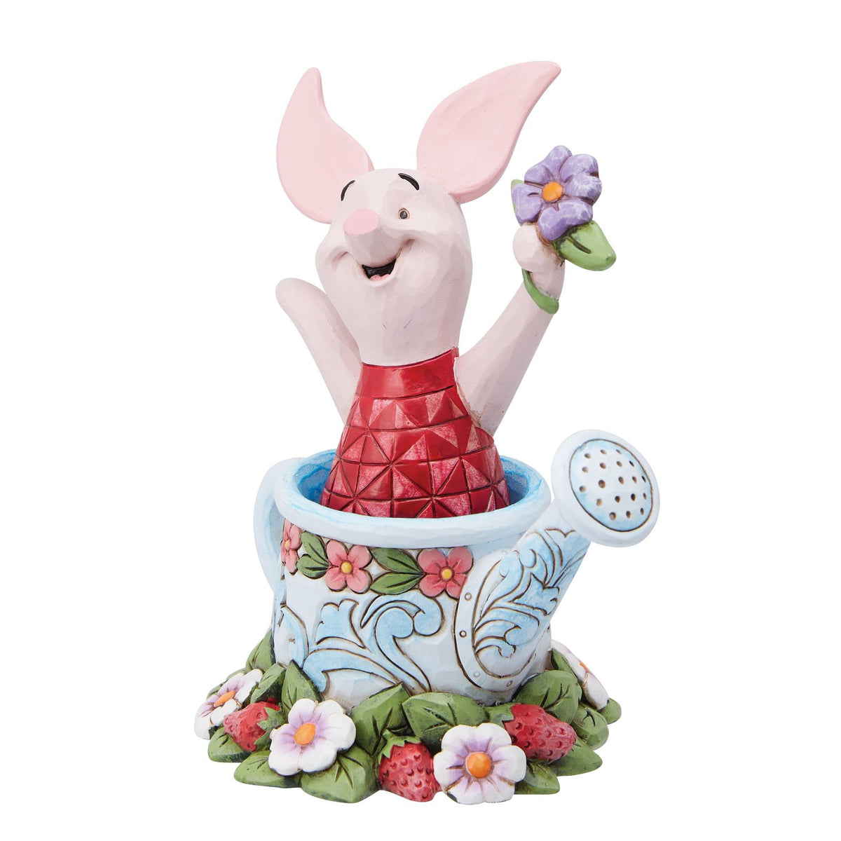DISNEY TRADITIONS BY JIM SHORE PIGLET IN WATERING CAN