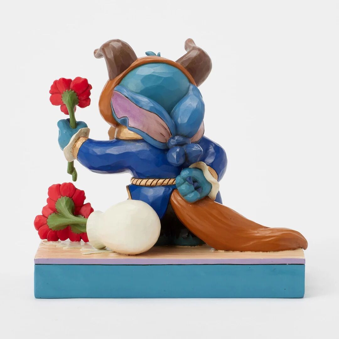 DISNEY TRADITIONS BY JIM SHORE STITCH DRESSED AS BEAST