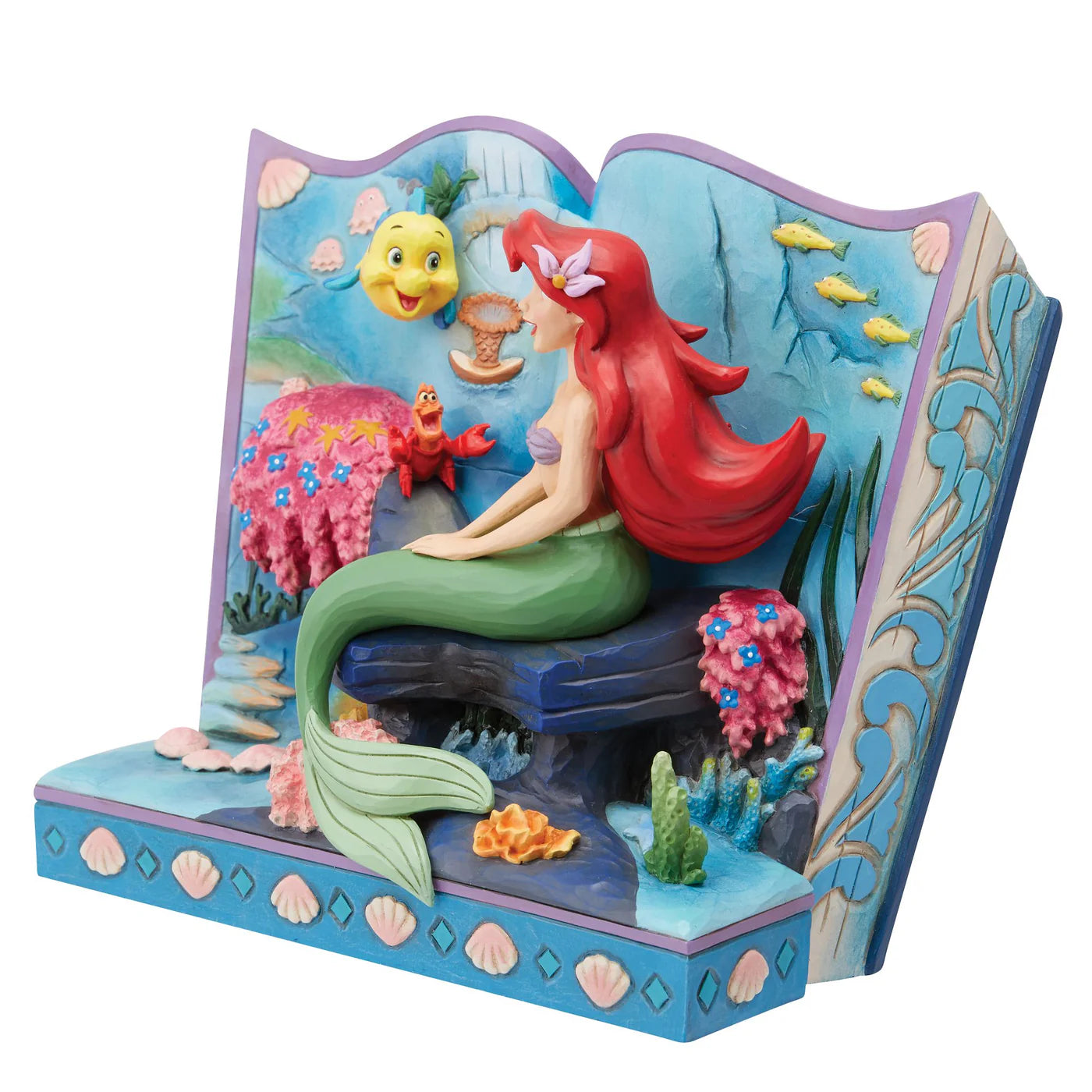 DISNEY TRADITIONS BY JIM SHORE UNDERSEA DREAMING LITTLE MERMAID ARIEL STORYBOOK