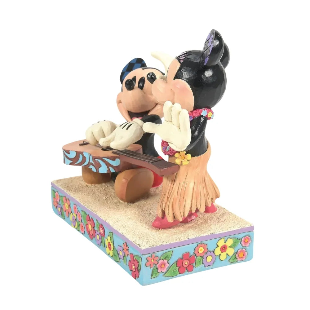 DISNEY TRADITIONS BY JIM SHORE MICKEY AND MINNIE HAWAII