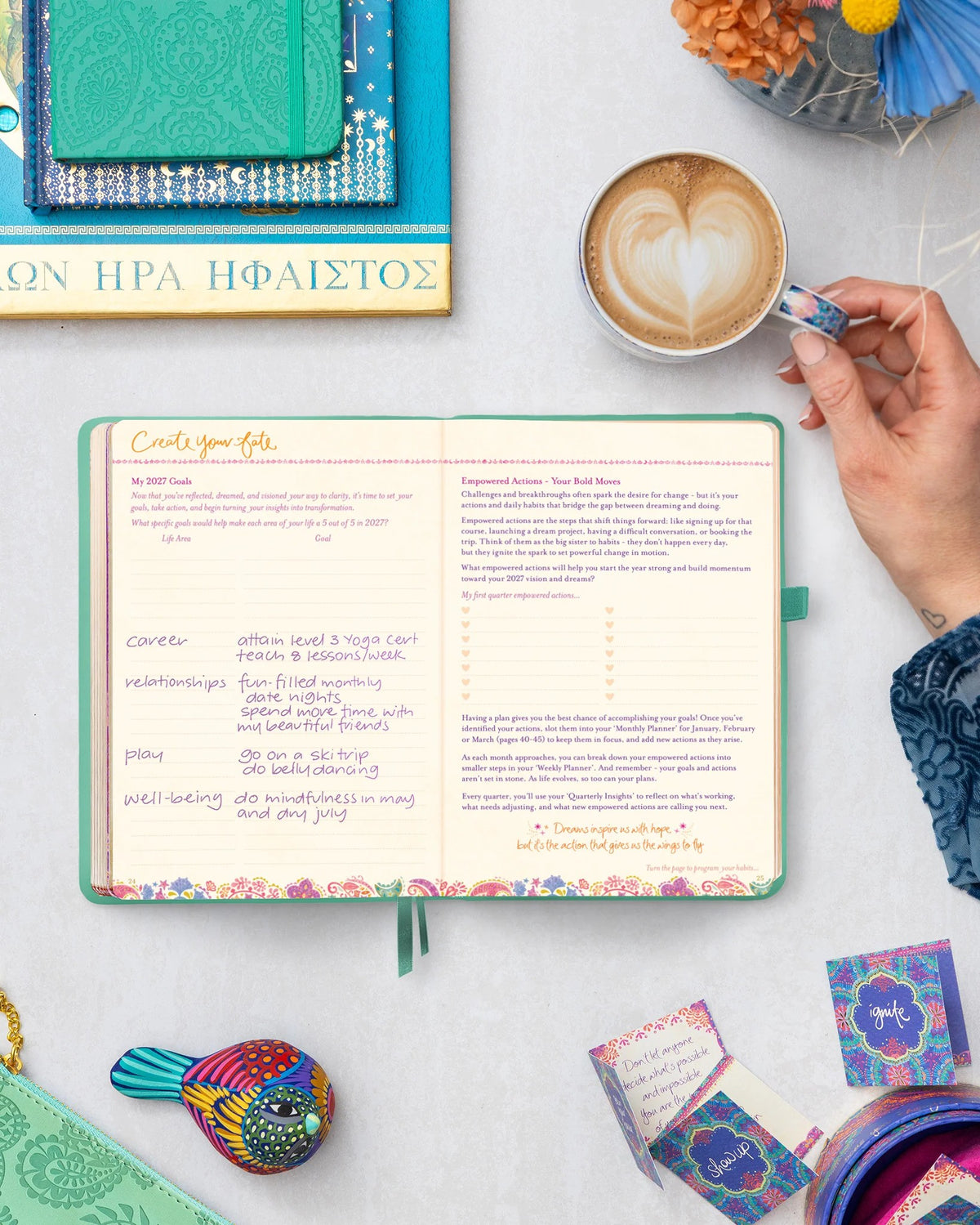 Intrinsic 2027 Diary Planner The Year To Nourish Your Soul - Tahitian Turquoise