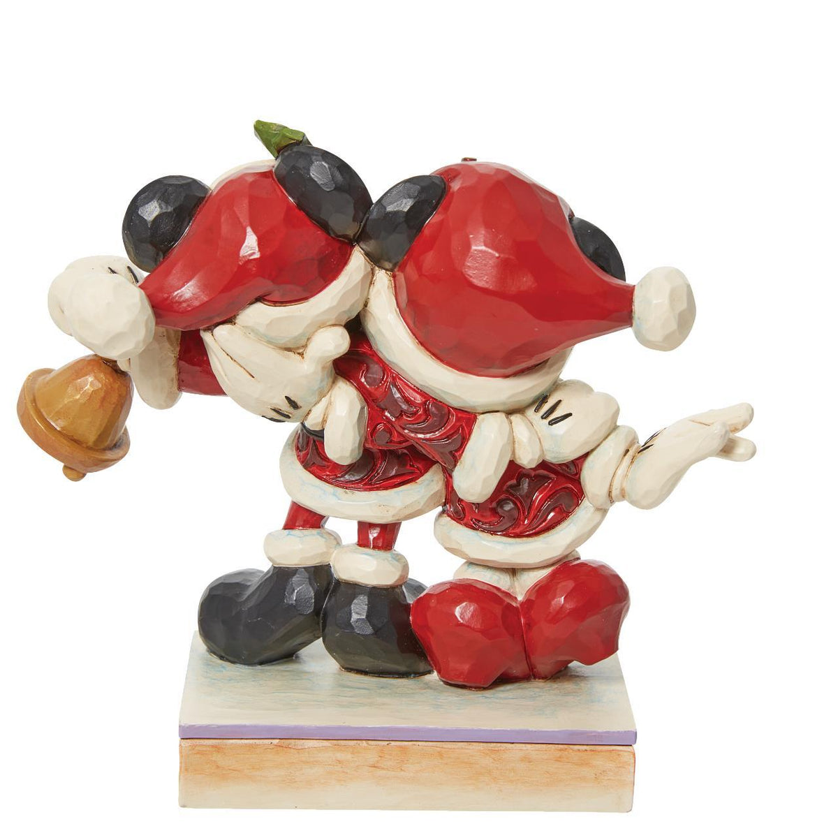 DISNEY TRADITIONS BY JIM SHORE MICKEY & MINNIE SANTAS 15CM