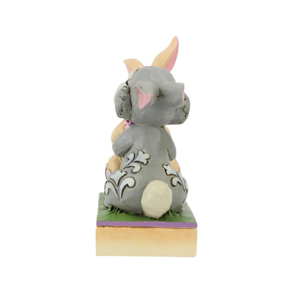 DISNEY TRADITIONS BY JIM SHORE THUMPER & BLOSSOM BUNNY BOUQUET BAMBI