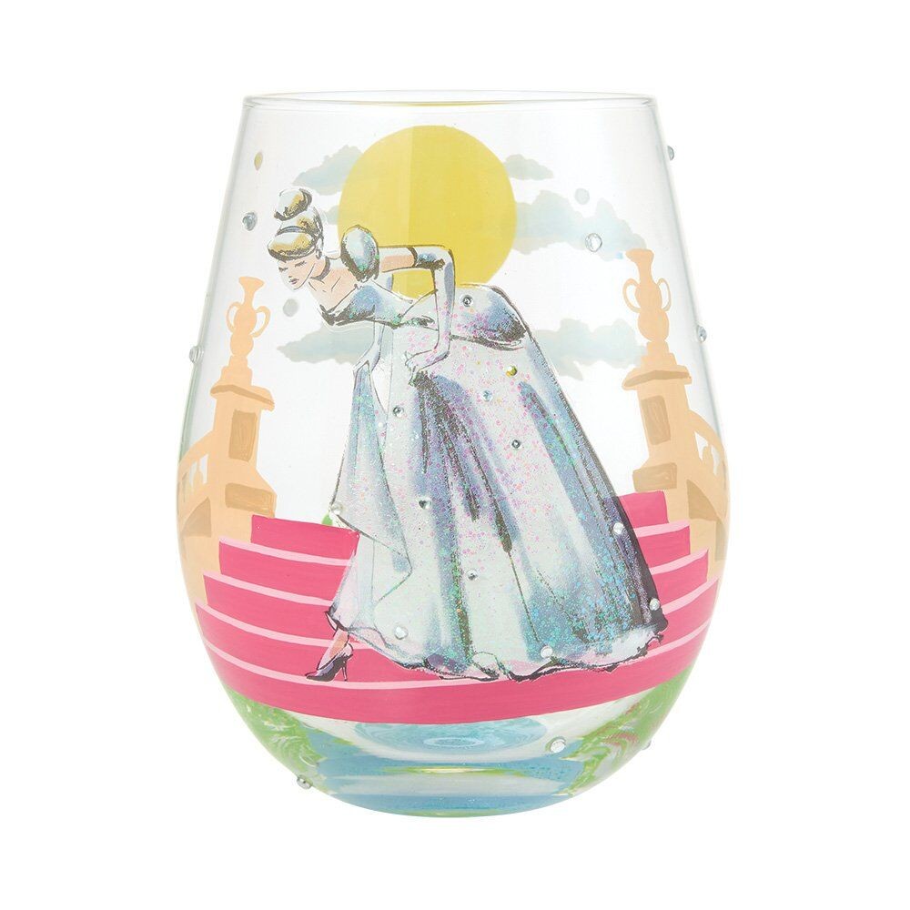 Disney Lolita Stemless Glass Cinderella 'If The Shoe Fits'
