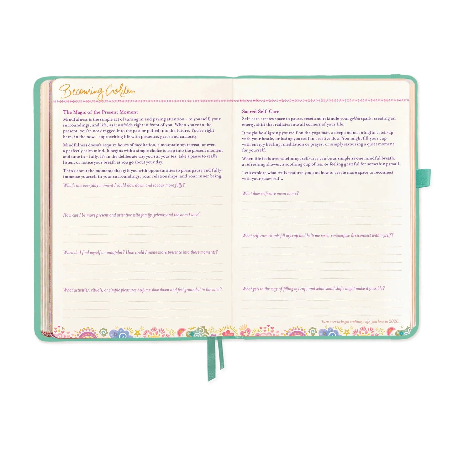 Intrinsic 2026 Diary The year for abundance - Tahitian Turquoise