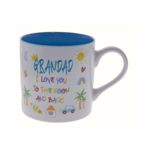 Mug Kid Art Grandad Love You To The Moon And Back