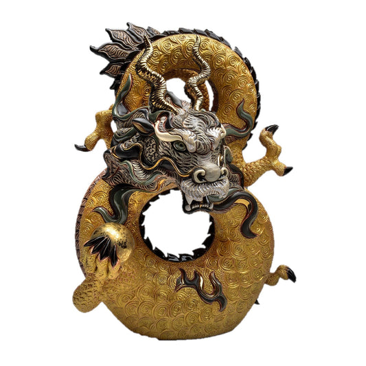 RINCONADA DE ROSA FIGURINE INFINITE CHINESE DRAGON 38CM