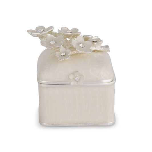 JEWELLERY BOX MINI TRINKET FORGET ME KNOT