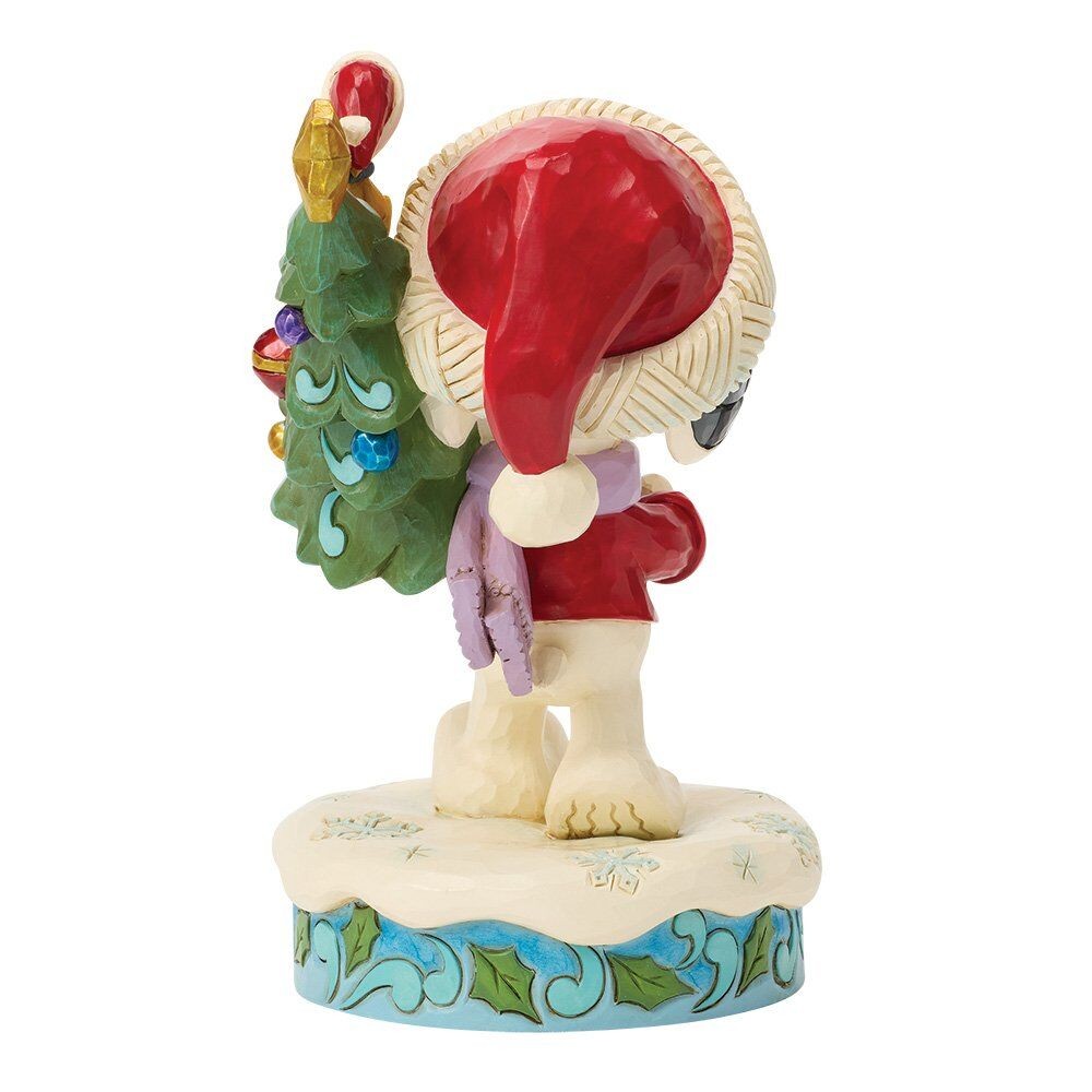 Peanuts By Jim Shore Snoopy & Woodstock Holding Tree