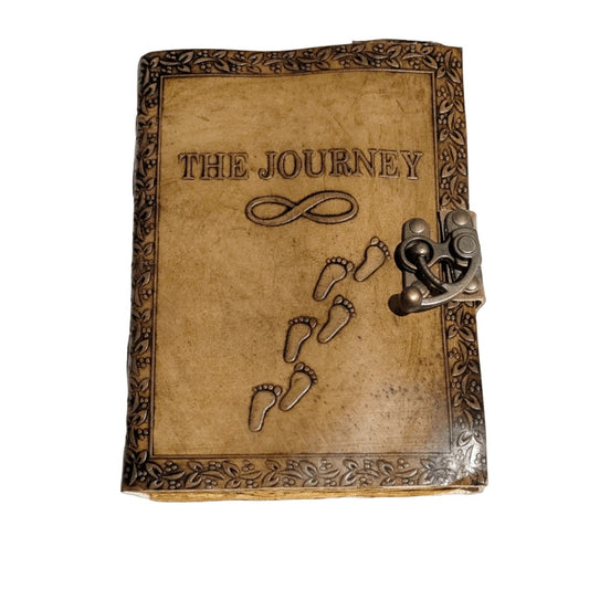 Leather Journal Parchment Style Paper Journey