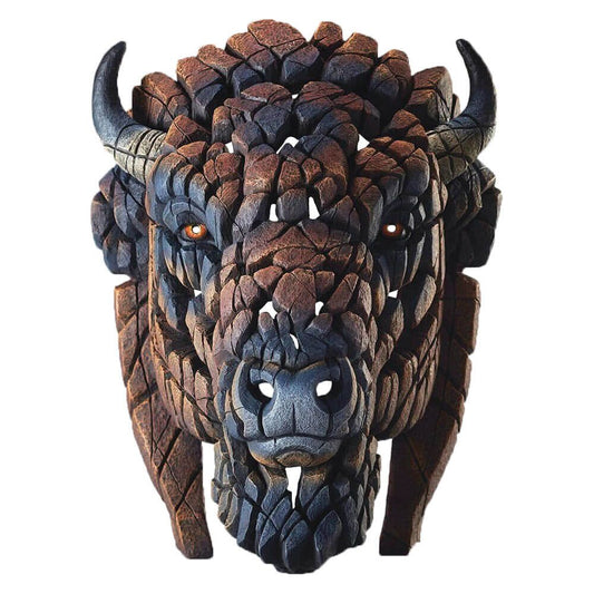 Edge Sculpture American Bison Bust Figurine