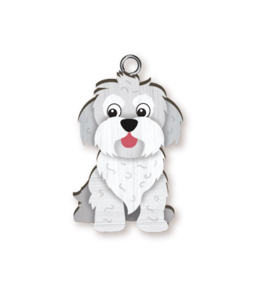 HANDMADE KEYRING MALTESE